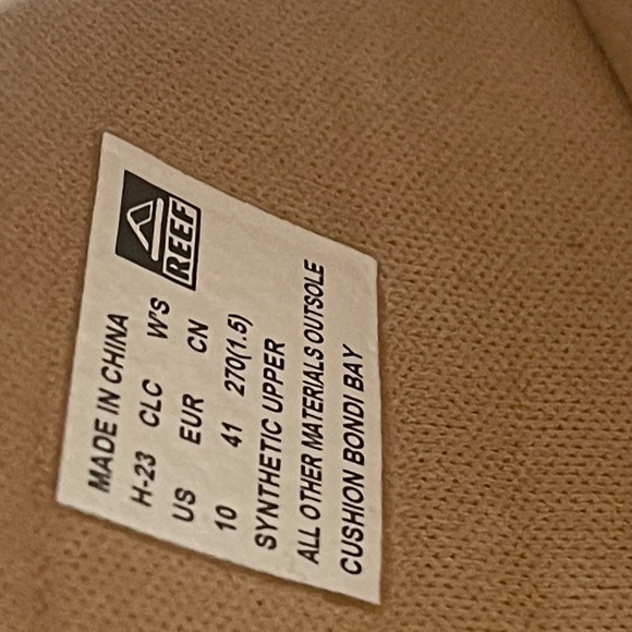 Reef Cushion Bondi Bay Slides – Tan/Nude – Women’s Size 10 l Poshmark - Picture 7 of 7